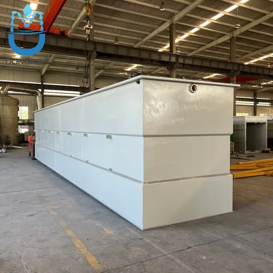 100m³/D 500m³/D Standard Packaged Wastewater Treatment Plant for Commercial Building Wastewater Standard Size Fast Installation